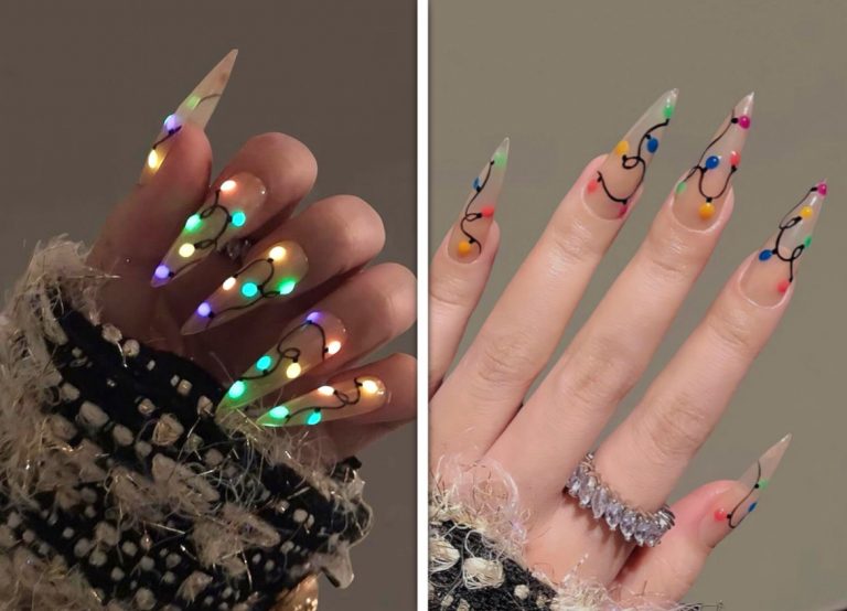 glow-in-the-dark christmas nails 6